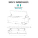 Shandra - Tufted Top Storage Bench - Sand - Simple Home Plus