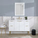Modernist - Bathroom Vanity With Gold Legs - Simple Home Plus
