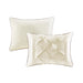 Laurel - 7 Piece Tufted Comforter Set - Ivory - Simple Home Plus