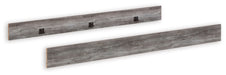 Bronyan - King Panel Rails - Dark Gray - Simple Home Plus