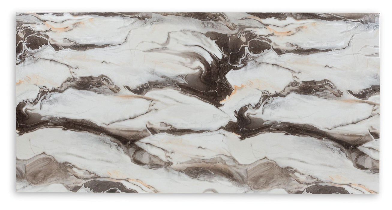 Jeshina - Dark Brown / Beige - Dining Table - Simple Home Plus