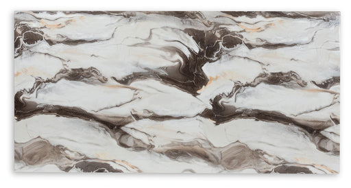 Jeshina - Dark Brown / Beige - Dining Table - Simple Home Plus