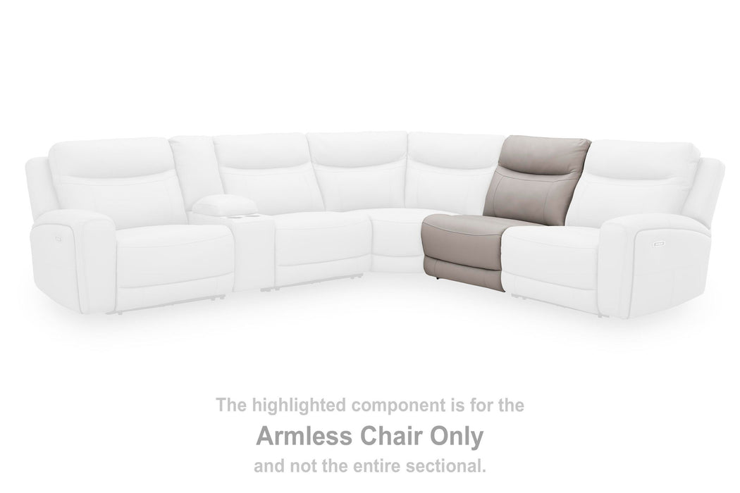 Gravier - Armless Chair - Gray - Simple Home Plus