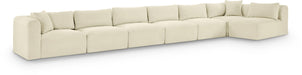 Shaggy - 7 Piece Modular Sectional - Simple Home Plus