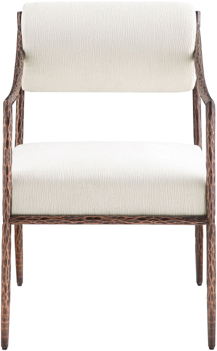 Bastille - Upholstered Dining Arm Chair (Set of 2) - Bronze Frame - Simple Home Plus