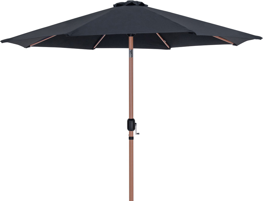 Fiji - Aluminum Patio Umbrella With Round Teak Base - Simple Home Plus