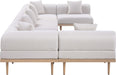 Laguna - 7 Piece Resilient Water Resistant Fabric 142" Upholstered Outdoor Patio Modular Sectional - Simple Home Plus