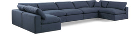 Comfy - 7 Piece Linen Modular Armless Sectional - Simple Home Plus