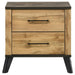 Kaywood - 2-Drawer Nightstand Bedside Table - Natural Pine - Simple Home Plus