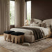 Altair - Fabric Bench - Light Brown Base - Simple Home Plus