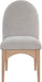 Waldorf - Chenille Dining Side Chair With Natural Legs - Simple Home Plus