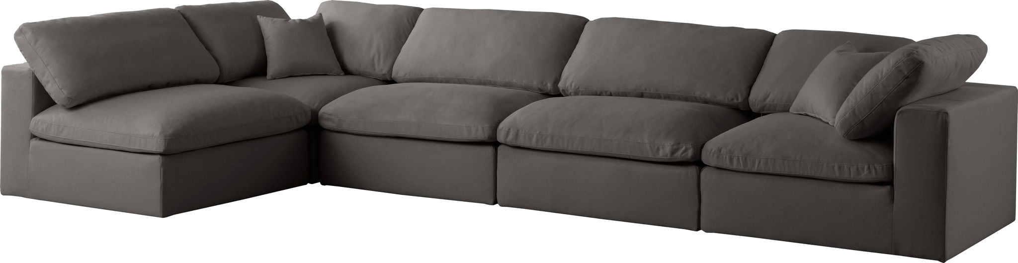 Plush - 5 Piece Modular Sectional - Simple Home Plus