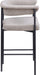 Malin - Linen Counter Stool (Set of 2) - Taupe - Simple Home Plus