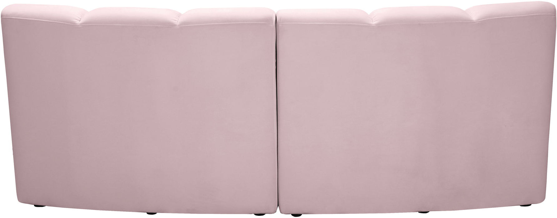 Infinity - 2 Piece Velvet Modular Sectional - Simple Home Plus