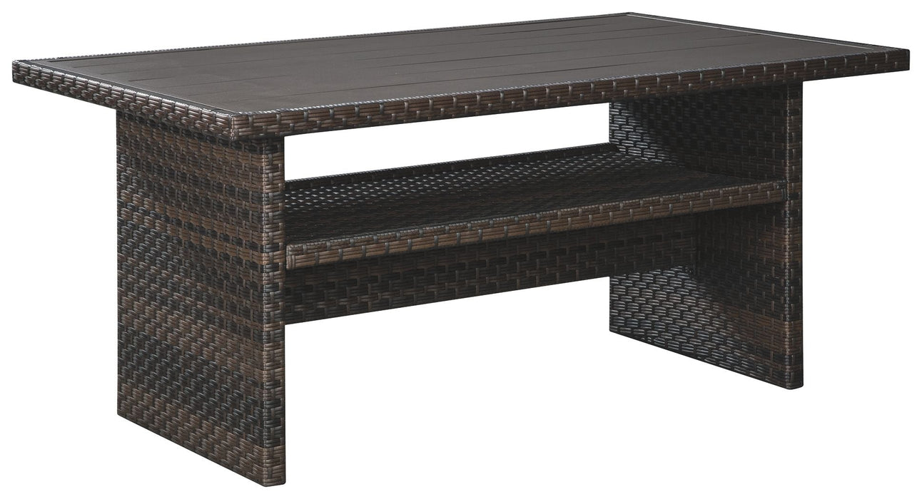 Easy Isle - Dark Brown / Beige - RECT Multi-Use Table - Simple Home Plus