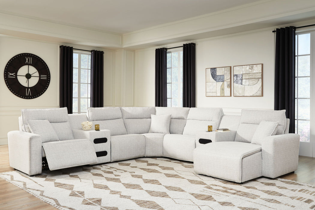 Modmax II - Reclining Sectional - Stone - Simple Home Plus