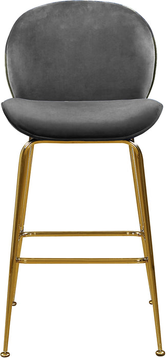 Paris - Stool with Gold Legs (Set of 2) - Simple Home Plus