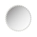 Marlowe - Big Beaded Round Wall Mirror - White - Simple Home Plus