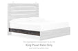 Drystan - King Panel Rails - Brown / Beige - Simple Home Plus