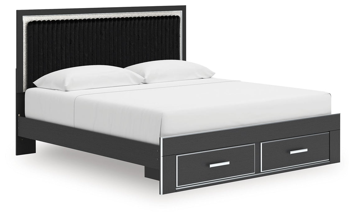 Zuraleus - Upholstered Panel Platform Storage Bed - Simple Home Plus