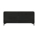Legend - 6 Drawer Dresser With Metal Legs - Black Glaze Ash - Simple Home Plus