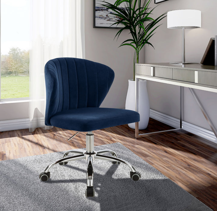 Finley - Office Chair with Chrome Legs - Simple Home Plus