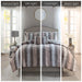 Zuri - King Comforter (Set of 4) - Blush / Gray - Simple Home Plus