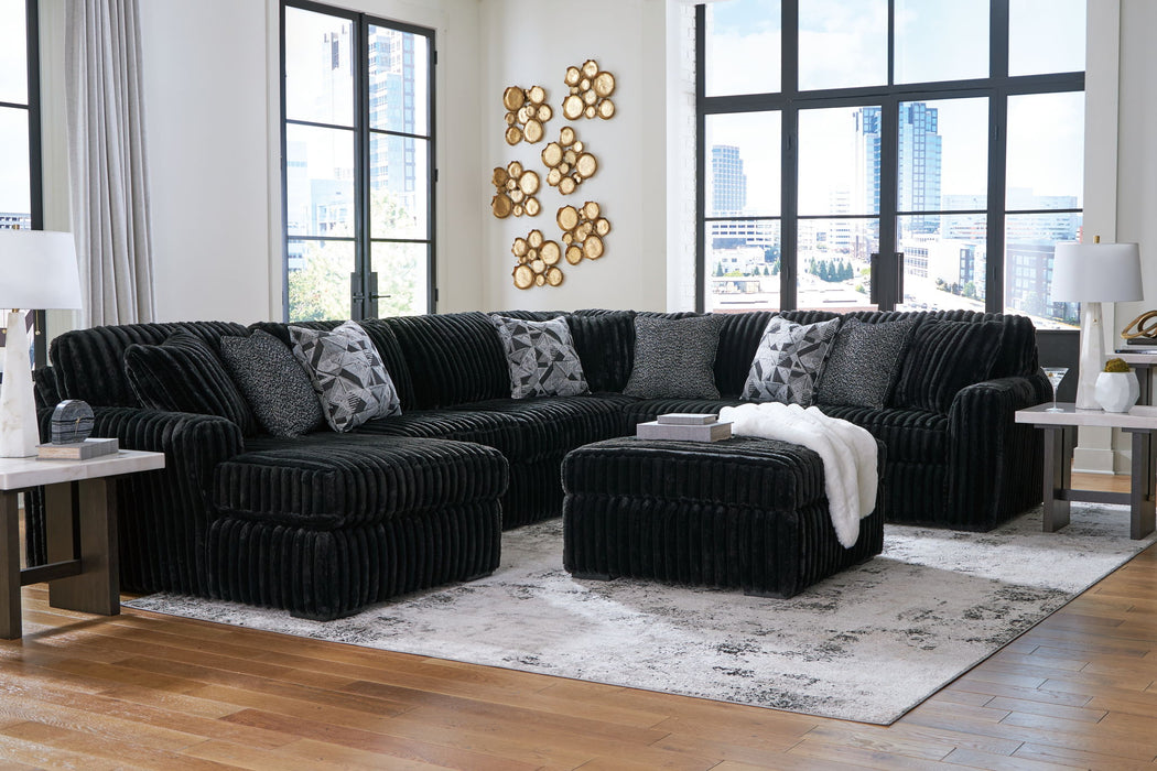 Midnight-Madness - Sectional Set - Simple Home Plus