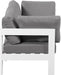 Nizuc - Outdoor Patio 2 Seat Modular Sofa With White Frame - Simple Home Plus