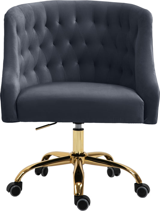 Arden - Office Chair with Gold Legs - Simple Home Plus