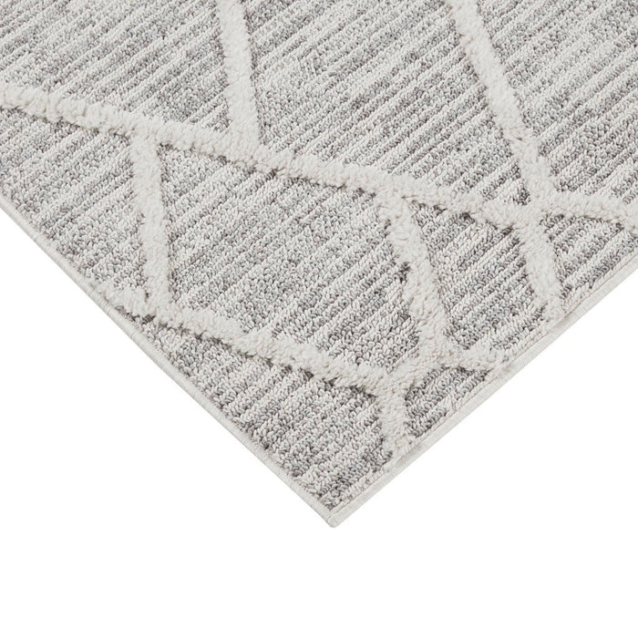 Ashley - 5' x 7' Terni Pebble Indoor Area Rug - Gray / Cream - Simple Home Plus