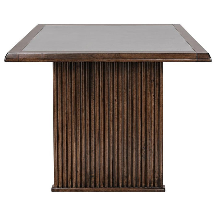 Sherwood - Rectangular Dining Table - Brown - Simple Home Plus