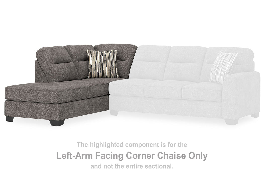 Olten - LAF Corner Chaise - Graphite - Simple Home Plus
