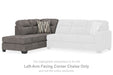 Olten - LAF Corner Chaise - Graphite - Simple Home Plus