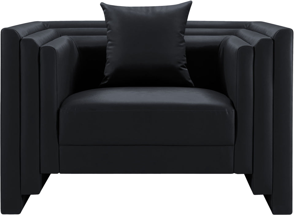 Everett - Vegan Leather Upholstered Chair - Simple Home Plus