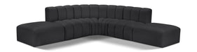 Arc - Faux Leather 6 Piece Corner Modular Sofa - Simple Home Plus