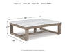 Loyaska - Brown / Ivory - Rectangular Cocktail Table - Simple Home Plus