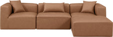 Cube - 4 Piece Modular Sectional With Chaise - Simple Home Plus