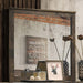 Woodmont - Dresser Mirror - Rustic Golden Brown - Simple Home Plus