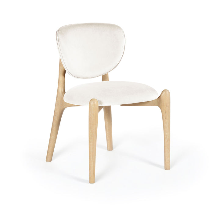 Velora - Upholstered Dining Chair (Set of 2) - Natural Base - Simple Home Plus