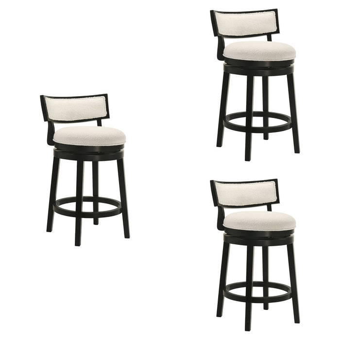 Noely - Modern Farmhouse Swivel Wood Counter Height Kitchen Bar Stool - Simple Home Plus