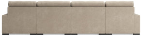 Calden - 4-Piece Sectional With Double Chaise - Oatmeal - Simple Home Plus