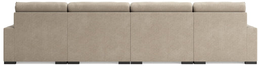 Calden - 4-Piece Sectional With Double Chaise - Oatmeal - Simple Home Plus
