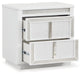 Chalanna - White - Two Drawer Night Stand - Simple Home Plus