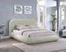 Vaughn - Chenille Bed With Natural Base - Simple Home Plus