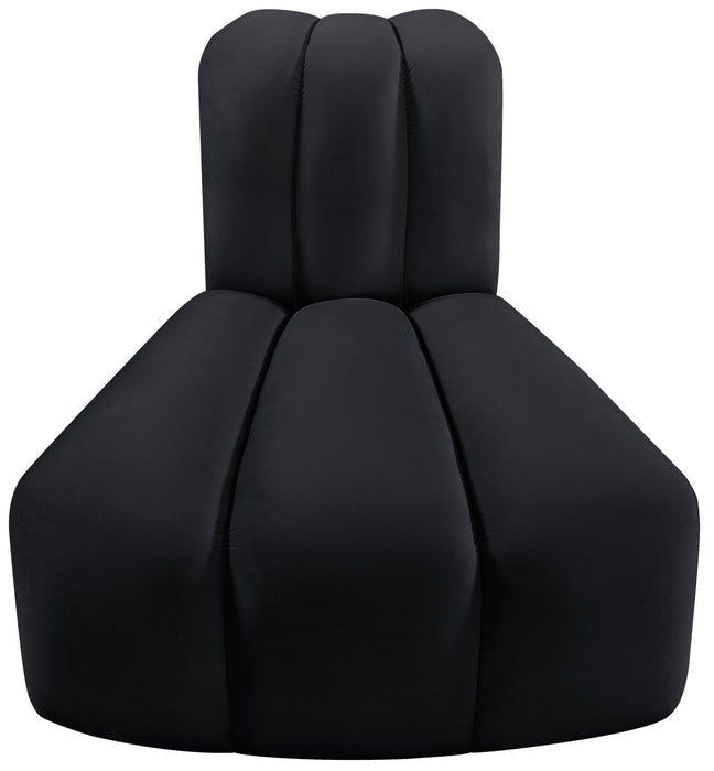 Arc - Velvet Reverse Corner Chair - Simple Home Plus