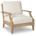 Carter Hall - Lounge Chair With Cushion - Beige - Simple Home Plus