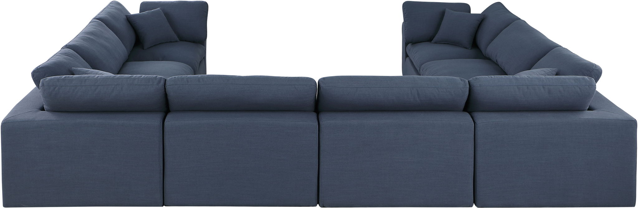 Comfy - 8 Piece Linen Modular Sectional - Simple Home Plus