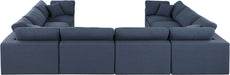 Comfy - 8 Piece Linen Modular Sectional - Simple Home Plus