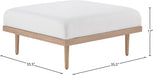 Laguna - Resilient Water Resistant Fabric Upholstered Outdoor Patio Modular Ottoman - Simple Home Plus
